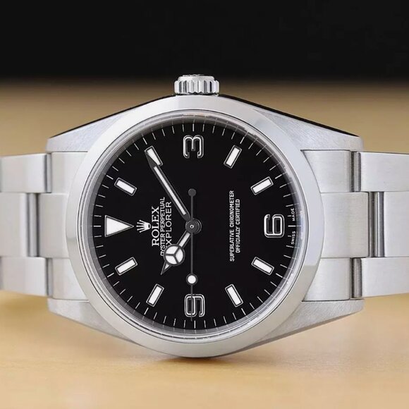 Rolex Men's Explorer 36mm ORIGINAL PAPERS BOX - Picture 5 of 8